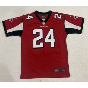 Atlanta Falcons Jersey Youth M NFL Football Devonta Freeman 24 Nike On Field